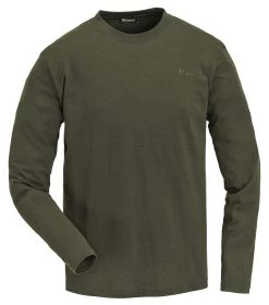 Pinewood Long Sleeve T-Shirt Heren 2-pack Groen (100)