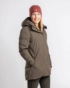 Pinewood Varnamo Gevoerde Dames Winterjas Earth Bruin (206) -Sport Verkoop 0306a5c7694fc648f04d1d61b0c6b9dd25d03f25