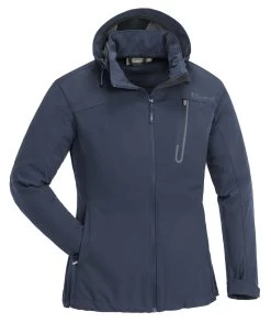 Pinewood Wilda Stretch Shell (softshell) Dames Jas Donkerblauw (349)