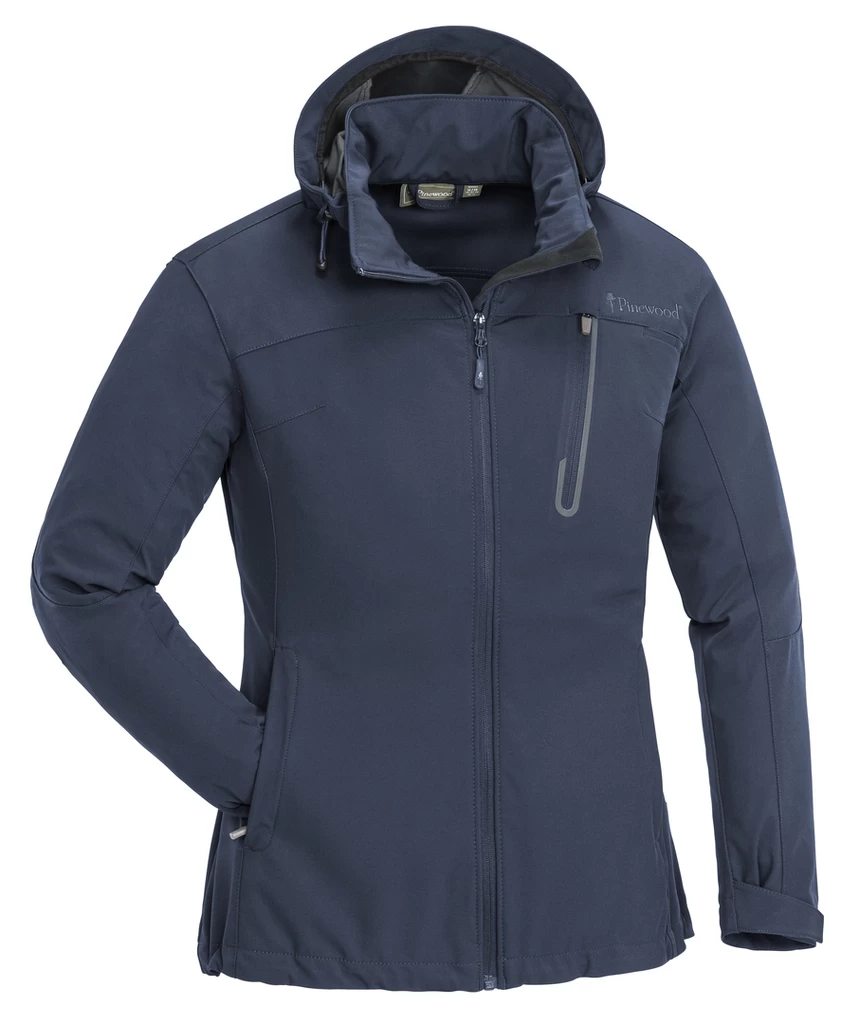 Pinewood Wilda Stretch Shell (softshell) Dames Jas Donkerblauw (349) 3 Pinewood Wilda Stretch Shell (softshell) Dames Jas Donkerblauw (349)