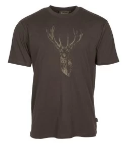 Pinewood Red Deer T-Shirt Heren Bruin (241)