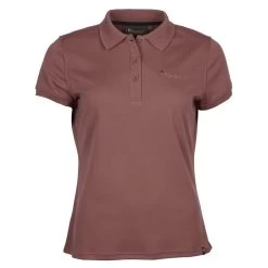 Pinewood Ramsey Coolmax Polo Shirt Dames Marron Rose (597)