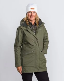 Pinewood Wilda Parka Dames Jas Mosgroen (135) -Sport Verkoop 18f3af1f9efcd1f9f0deabac1518b3f6dadbfa71