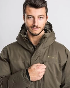 Pinewood Varnamo Gevoerde Heren Winterjas Earth Bruin (206) -Sport Verkoop 2a9d9ea3091a9488e4d6548289c13991ae1236df