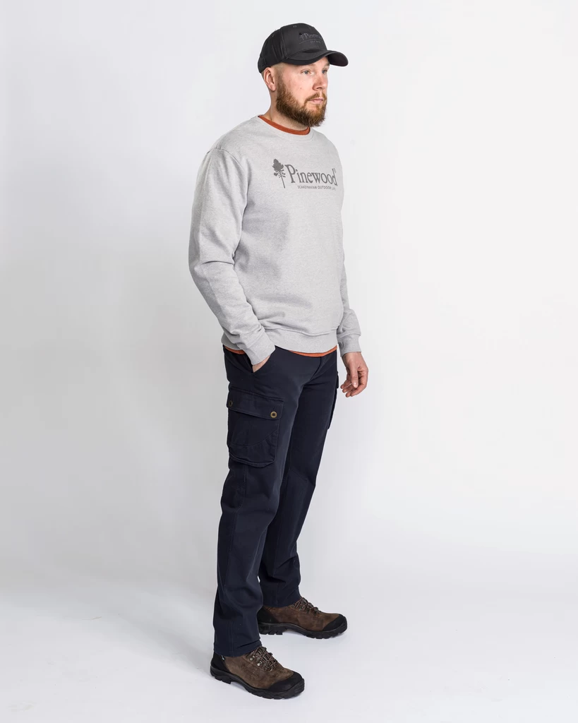 Pinewood Sunnaryd Sweater Katoen Heren Grijs (454) 5 Pinewood Sunnaryd Sweater Katoen Heren Grijs (454) - Afbeelding 3