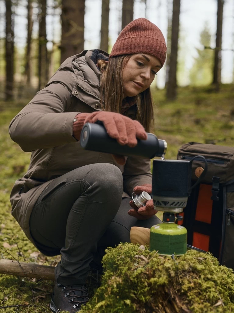 Pinewood Handschoen Knitted Wool 5-FINGER GLOVE Rusty Pink Melange (594) 5 Pinewood Handschoen Knitted Wool 5-FINGER GLOVE Rusty Pink Melange (594) - Afbeelding 3