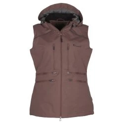 Pinewood Hondensport Windblocker Vest Dames Marron Rose (597)