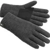 Pinewood Handschoen Knitted Wool 5-FINGER GLOVE Donker Antraciet Melange (449)