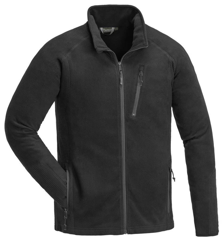 Pinewood Micco Fleece Jas Heren Zwart (400) 3 Pinewood Micco Fleece Jas Heren Zwart (400)