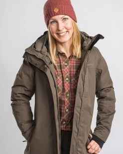 Pinewood Varnamo Gevoerde Dames Winterjas Earth Bruin (206) -Sport Verkoop 4311b4d4a99a2b64cfd89f55439bfef1ee58ecb9