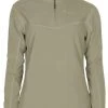 Pinewood Tiveden Fleece Sweater Dames Mid Khaki (248)
