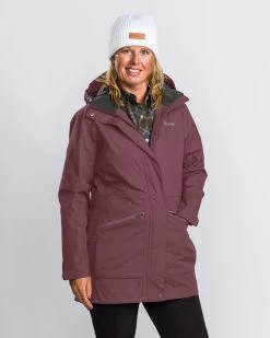 Pinewood Wilda Parka Dames Jas Plum (581) -Sport Verkoop 5400d8ad078434bea6401b1d256bcde6db86fa4f
