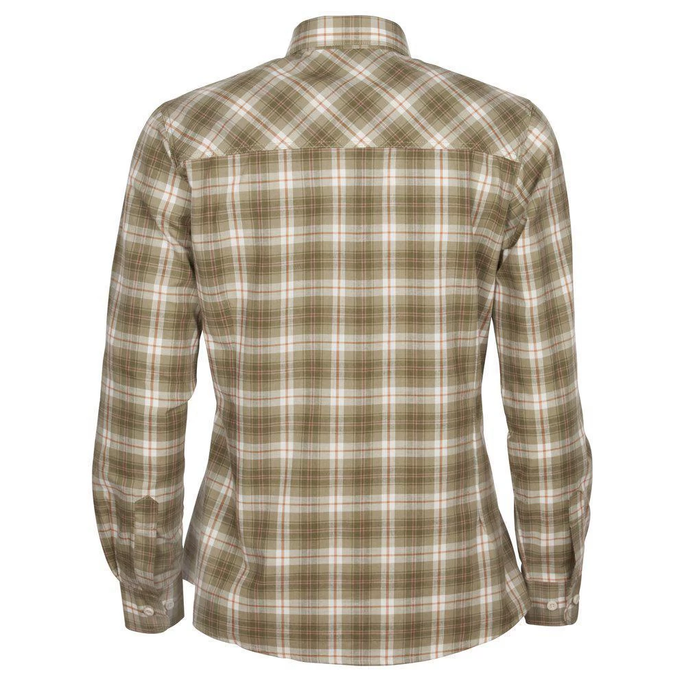Pinewood Cumbria Shirt Dames Groen/Terracotta (704) 4 Pinewood Cumbria Shirt Dames Groen/Terracotta (704) - Afbeelding 2