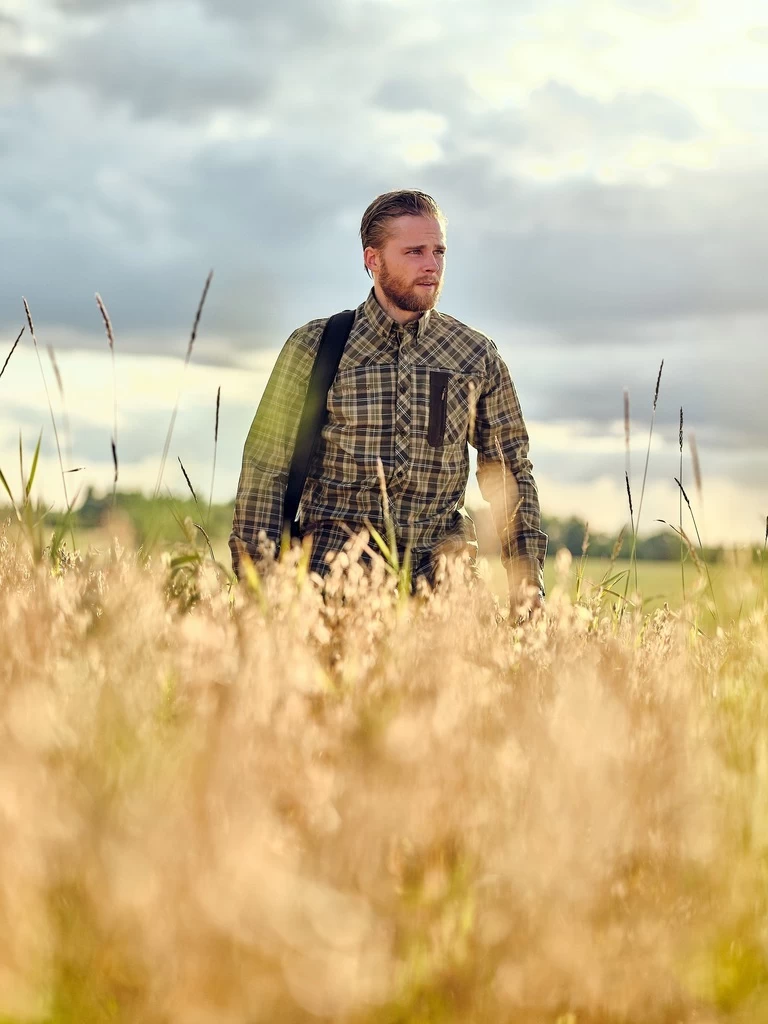 Pinewood Wolf Shirt Heren Middengroen/ Donkergroen (144) 6 Pinewood Wolf Shirt Heren Middengroen/ Donkergroen (144) - Afbeelding 4