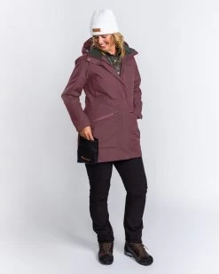 Pinewood Wilda Parka Dames Jas Plum (581) -Sport Verkoop 579c0a13eddcdd7603cccdfe088fba04dbfce0e8