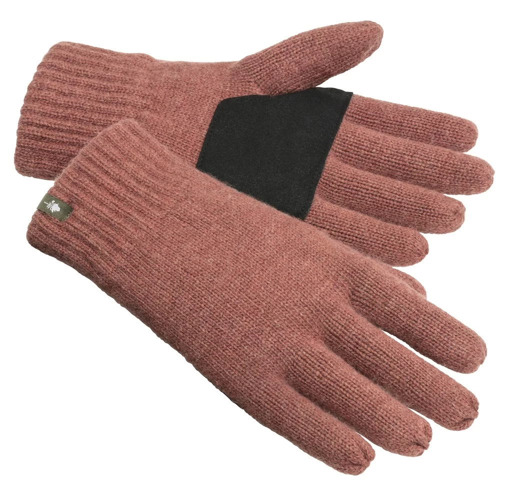Pinewood Handschoen Knitted Wool 5-FINGER GLOVE Rusty Pink Melange (594) 3 Pinewood Handschoen Knitted Wool 5-FINGER GLOVE Rusty Pink Melange (594)
