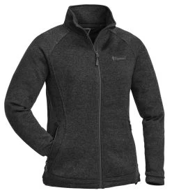 Pinewood Gabriella Membraan Gebreid Fleece Vest Dames Donker Grijs (423) (waterdicht)