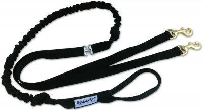Baggen.se Hardloop Of Bike/Step/Ski Joring Lijn Voor 2 Honden Zwart 3 Baggen.se Hardloop Of Bike/Step/Ski Joring Lijn Voor 2 Honden Zwart