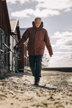 Pinewood Varnamo Gevoerde Heren Winterjas Dark Copper (566)