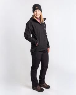 Pinewood Wilda Stretch Shell (softshell) Dames Jas Zwart (400) -Sport Verkoop 73d340c29c4b6b4fbb1320a4bfc30c61a3a8f2bc