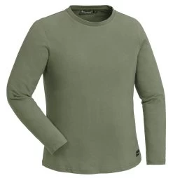 Pinewood Peached Long Sleeve Shirt Dames Mid Groen (137)