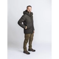 Pinewood Varnamo Gevoerde Heren Winterjas Donker Groen (103) -Sport Verkoop 7e5f9b52637da2f980b3909fca86623a41521ae1