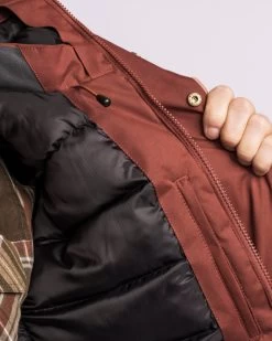 Pinewood Varnamo Gevoerde Heren Winterjas Dark Copper (566) -Sport Verkoop 83a597169548a9b69de1802e5a7f3fd3eeeda35b