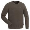 Pinewood Crewneck Knitted Sweater Heren Bruin Melange (207) -Sport Verkoop 8c27bb9ee4c07a2225631060882f92340af12259