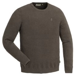 Pinewood Crewneck Knitted Sweater Heren Bruin Melange (207)