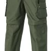 Pinewood Wildmark Zip-Off Broek Mid Groen (137)