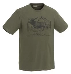 Pinewood Moose T-Shirt Heren Groen (100)