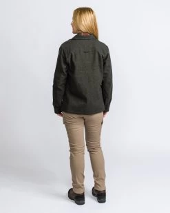 Pinewood Varnamo OVERSHIRT Donker Groen Mix Dames (142) -Sport Verkoop a76e8f0b12e0cbf38d26a0ad223f80196a40bad3