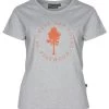 Pinewood Tree T-Shirt Dames Licht Grijs Melange (454)