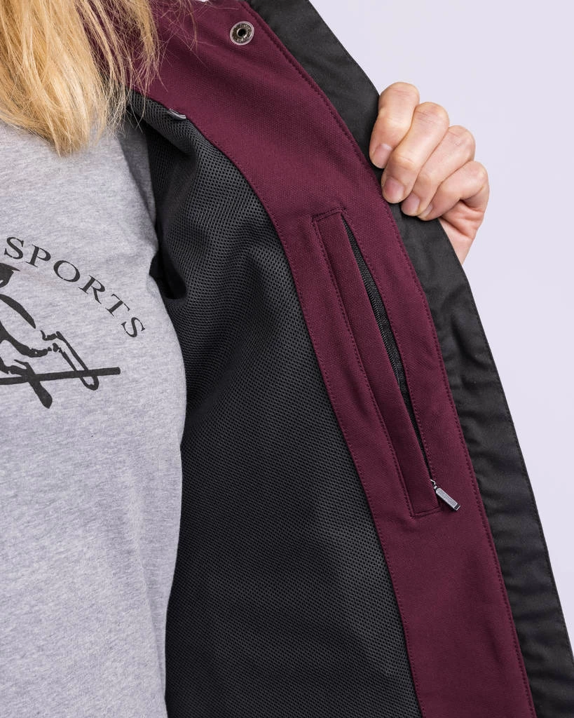 Pinewood Finnveden Hybrid Dames Jas Plum / Donker Antraciet (582) 14 Pinewood Finnveden Hybrid Dames Jas Plum / Donker Antraciet (582) - Afbeelding 12