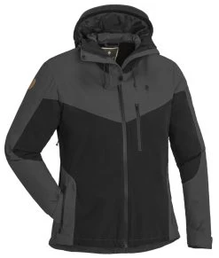 Pinewood Finnveden Hybrid Extreme Jas Dames Zwart / Antraciet (407)