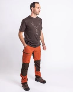 Pinewood Red Deer T-Shirt Heren Bruin (241) -Sport Verkoop d8a7502a6d2328c7e3dd5267a9265a3a2d1a6b40