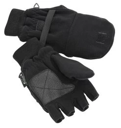 Pinewood Handschoen Fleece Met Afneembare Top Zwart (400)