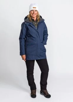 Pinewood Wilda Parka Dames Jas Donkerblauw (349) -Sport Verkoop dba212a858ffba4c02553beae9d9162d0a3ec461