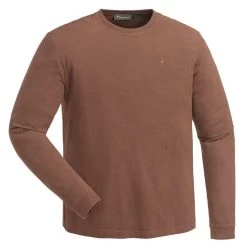 Pinewood Peached Long Sleeve Shirt Heren Dark Copper (566)