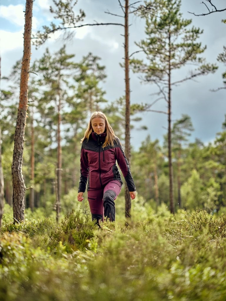 Pinewood Finnveden Hybrid Dames Jas Plum / Donker Antraciet (582) 10 Pinewood Finnveden Hybrid Dames Jas Plum / Donker Antraciet (582) - Afbeelding 8