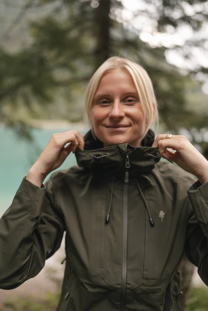 Pinewood Abisko/Telluz 3L Dames Jas Mosgroen (135) 7 Pinewood Abisko/Telluz 3L Dames Jas Mosgroen (135) - Afbeelding 5