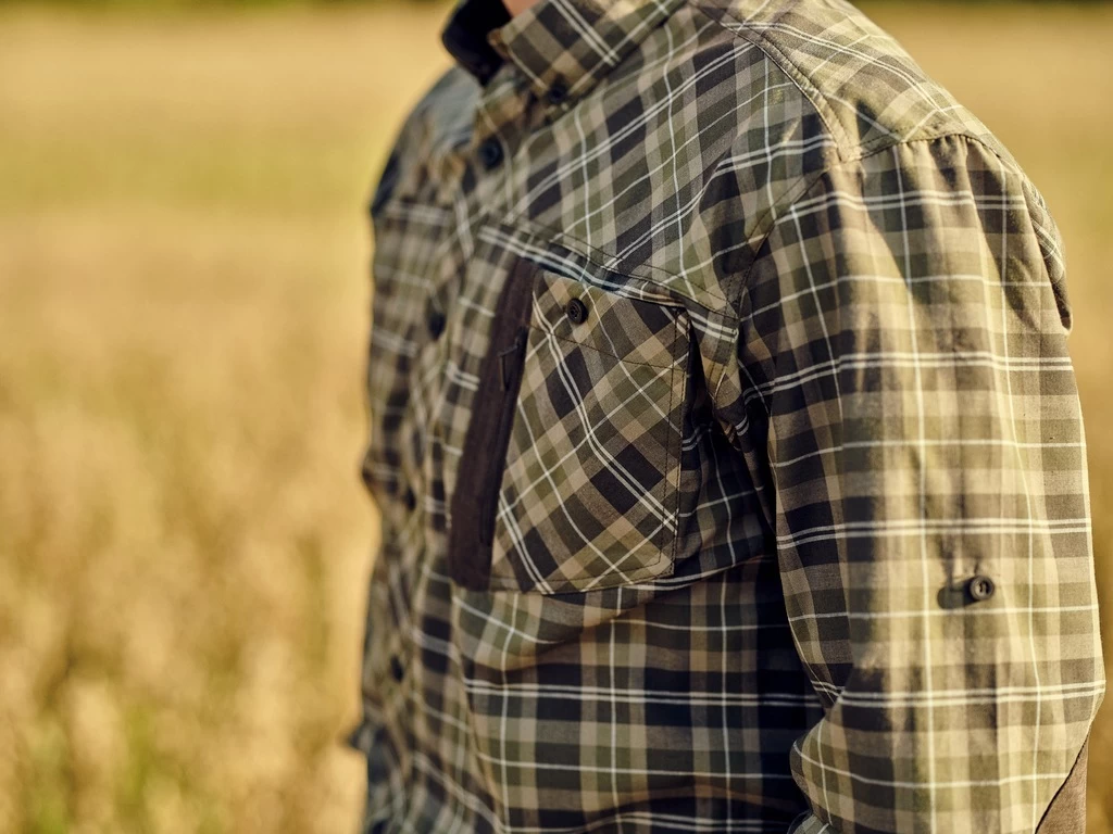 Pinewood Wolf Shirt Heren Middengroen/ Donkergroen (144) 5 Pinewood Wolf Shirt Heren Middengroen/ Donkergroen (144) - Afbeelding 3