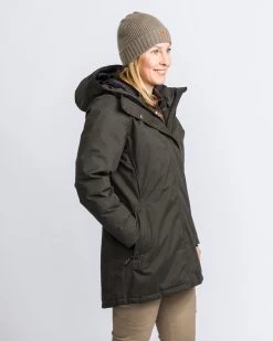 Pinewood Varnamo Gevoerde Dames Winterjas Donkergroen (103) -Sport Verkoop f369c766daa5e97f1ddf4e8bf656c9510af4a684