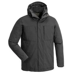 Pinewood Varnamo Gevoerde Heren Winterjas Zwart (Smoke Black 437)